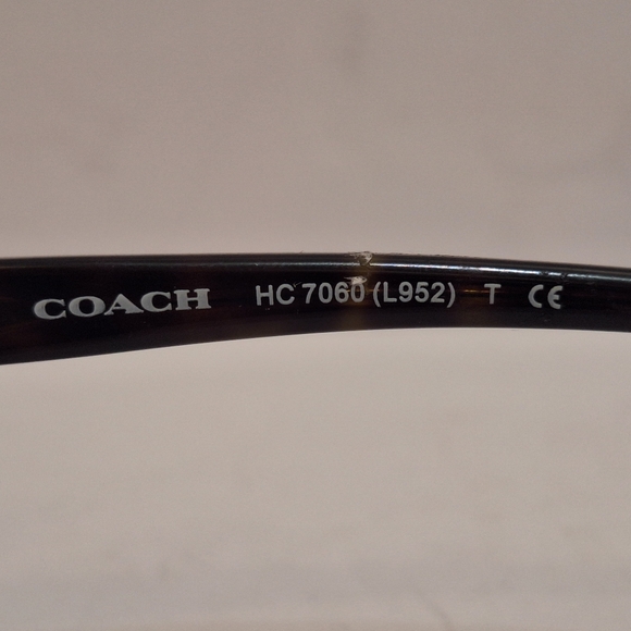 COACH AVIATOR EYEGLASSES  HC7060 L952 WITH CASE - Picture 6 of 9